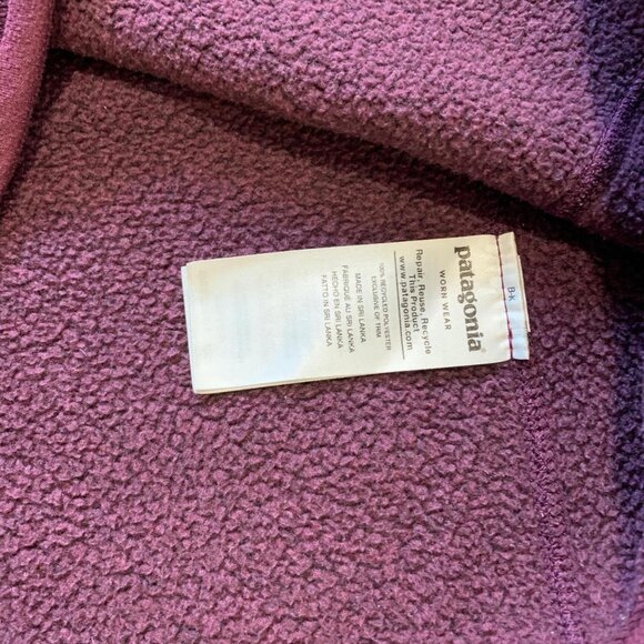 Patagonia Better Sweater 1/4-Zip Fleece in heathered plum - Picture 6 of 6